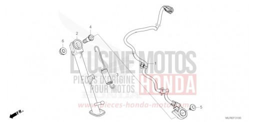 SIDE STAND CB500FAR de 2024